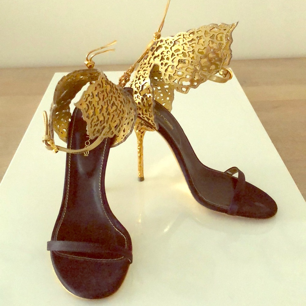 Sergio Rossi butterfly sandals